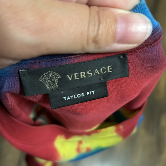 Versace tie dye Medusa tshirt medium Taylor fit - Picture 2 of 5
